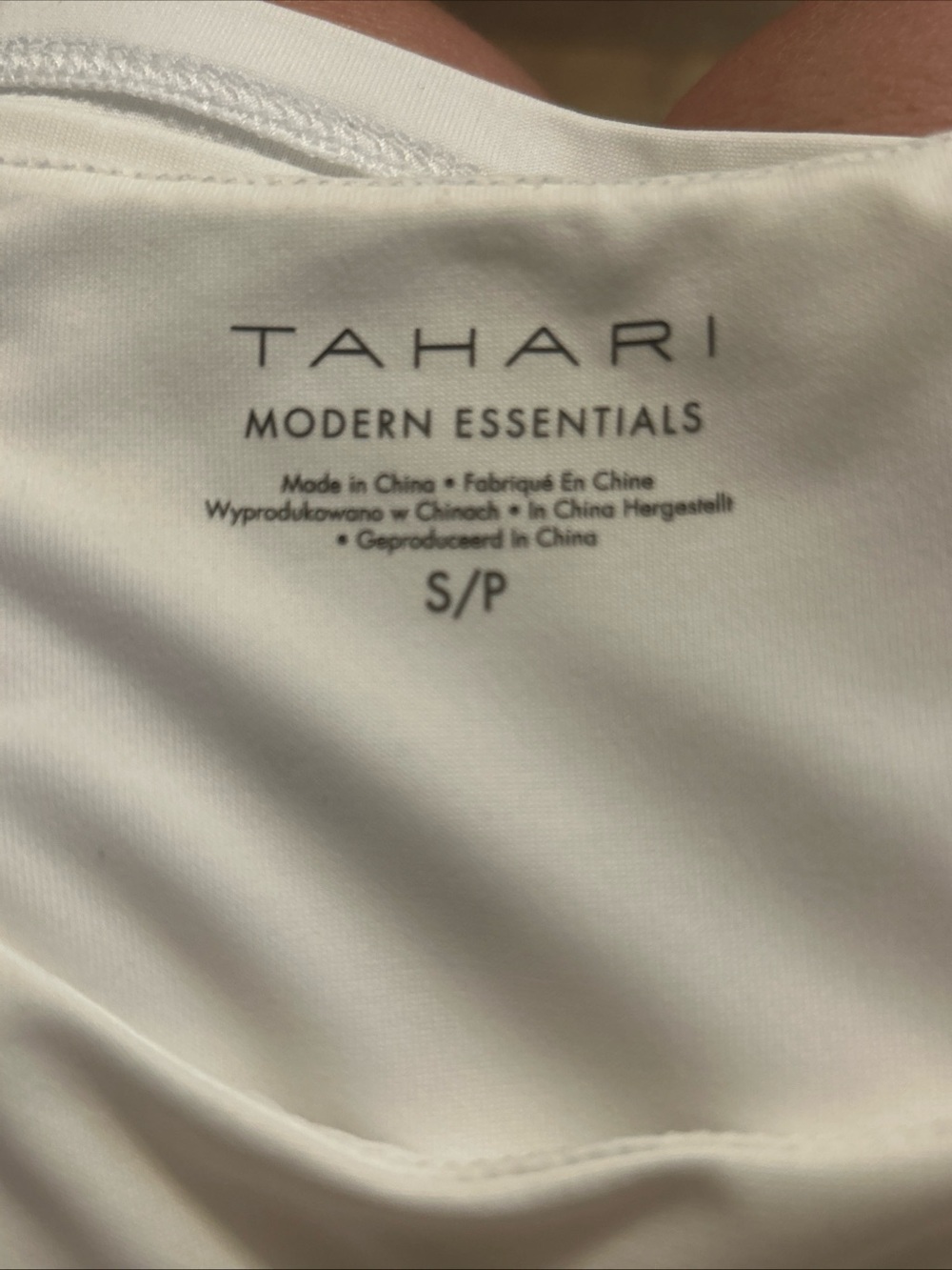 Tahari modern essentials White Scoop Neck Tank Top - Picture 4 of 5